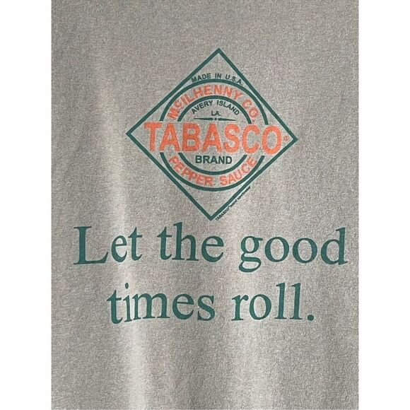 Vintage Y2K Tabasco Let The Good Times Roll Tee - Picture 4 of 5